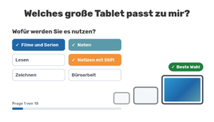 Welches große Tablet passt zu mir? Der Tablet-Berater